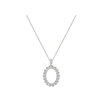 Pendentif Chopard L'Heure du Diamant en or blanc et diamants