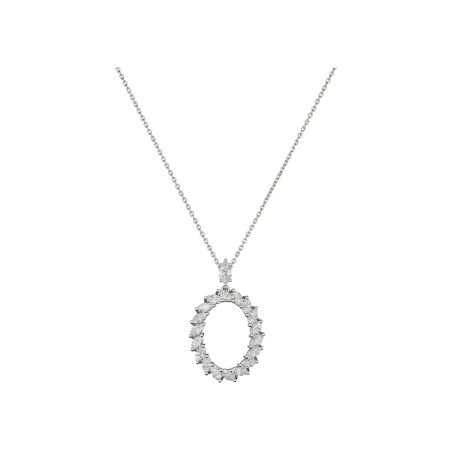 Collier Chopard L'Heure du Diamant en or blanc et diamants