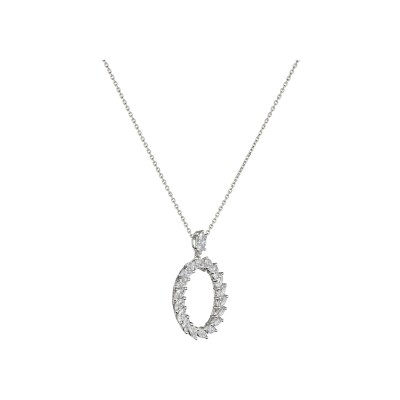 Pendentif Chopard L'Heure du Diamant en or blanc et diamants