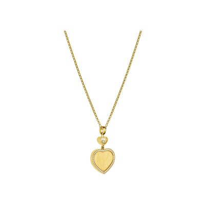 Pendentif Chopard Happy Hearts en or jaune et diamants