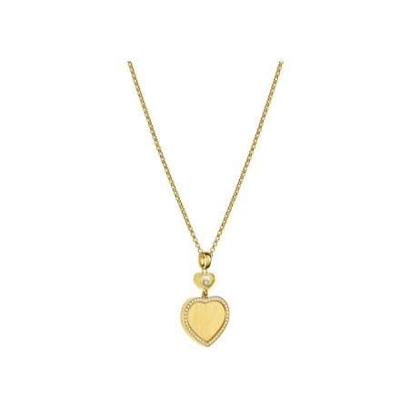 Pendentif Chopard Happy Hearts en or jaune et diamants