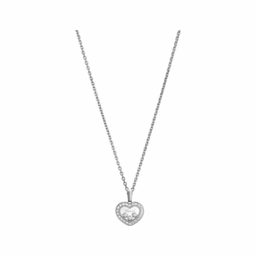 Chopard Happy Diamonds pendant, white gold, diamonds