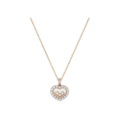 Chopard Happy Diamonds Icons Joaillerie, rose gold, diamonds necklace