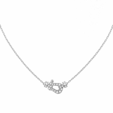 Collier FRED Force 10 en or blanc et diamants