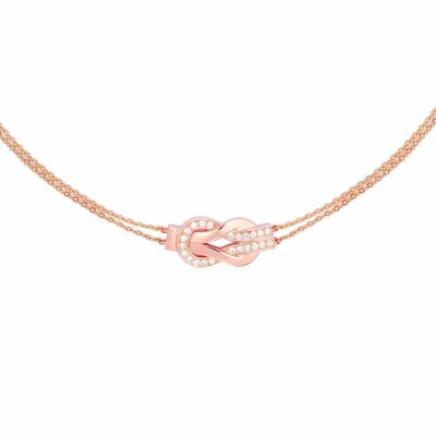 Collier FRED Chance Infinie en or rose et diamants