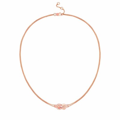 Collier FRED Chance Infinie en or rose et diamants