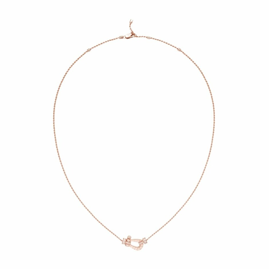 Collier FRED Force 10 en or rose et diamants