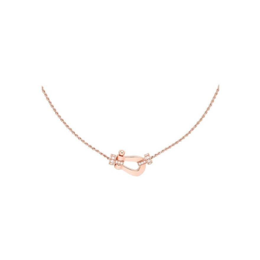 Collier FRED Force 10 en or rose et diamants