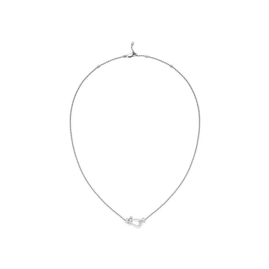 Collier FRED Force 10 en or blanc et diamants