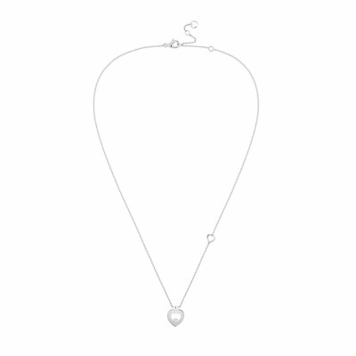 Collier Fred Pretty Woman modèle XS en or blanc serti d'un diamant