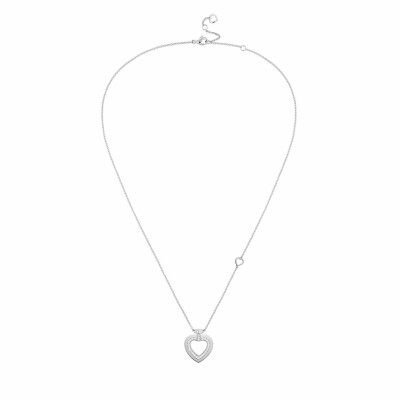 Collier Fred Pretty Woman MM en or blanc et pavé de diamants