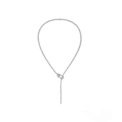 Collier Fred Force 10 grand modèle en or blanc et diamants