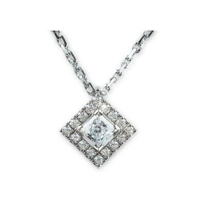 Collier en or blanc et diamants de 0.18ct