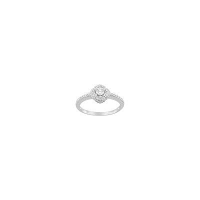 Bague en or blanc et diamant 0.31ct