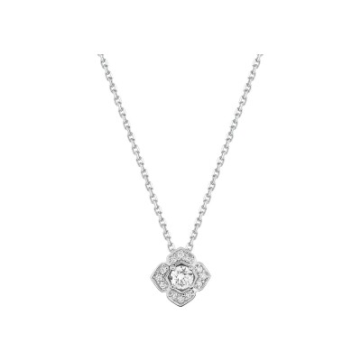 Collier en or blanc et diamant 0.20ct