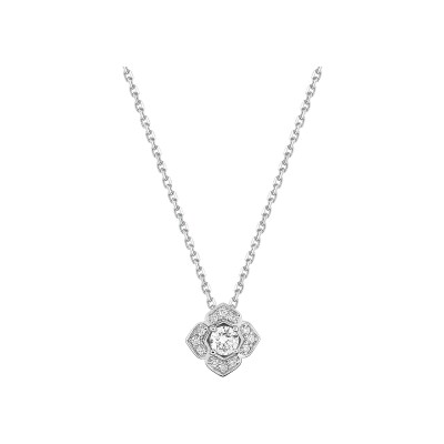 Collier en or blanc et diamant 0.206ct