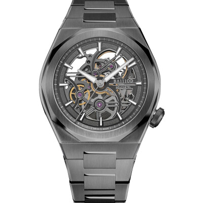 Montre BA111OD Chapitre 7.15B Anthracite Skeleton 