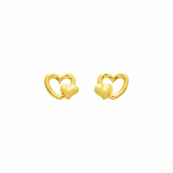 Boucles d'oreilles en or jaune
