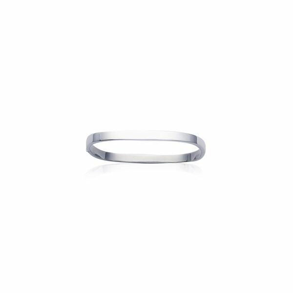 Bracelet jonc en argent, 51cm