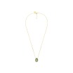 Collier Morganne Bello Alma en or jaune, quartz et diamants