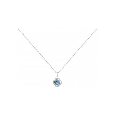 Collier Griffe Rouge en argent et oxyde de zirconium