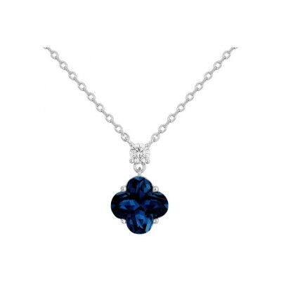 Collier Griffe Rouge en argent et oxyde de zirconium