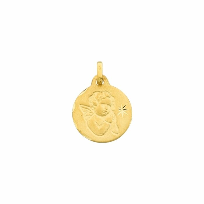 Pendentif Ange En Or Blanc 18 Carats (750‰) - 2,55 Grammes - Bijou Occasion Rénové