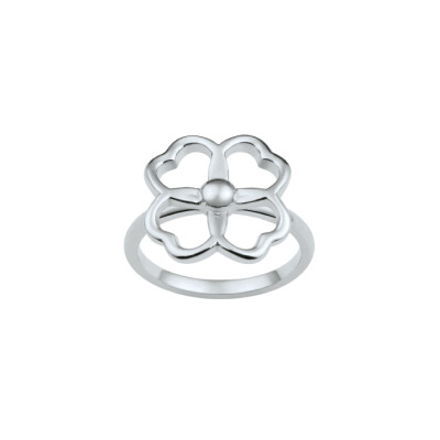 Bague Phebus Fleur en acier