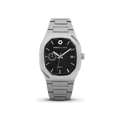 Montre Maison du Temps MTPhi Day-Date Noir Acier