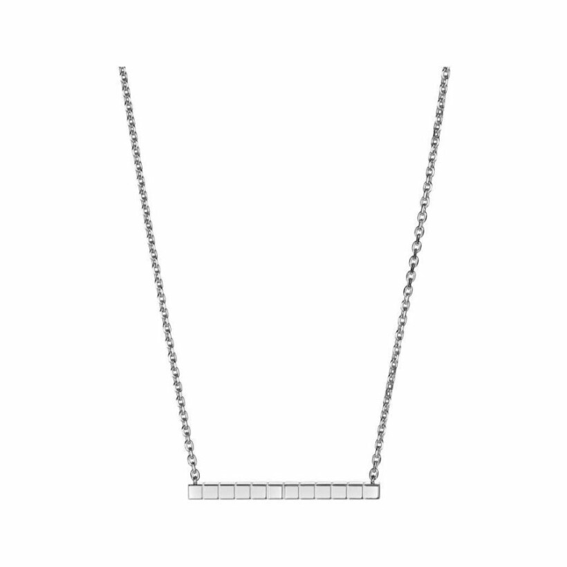 Chopard Ice Cube Pure in white gold necklace