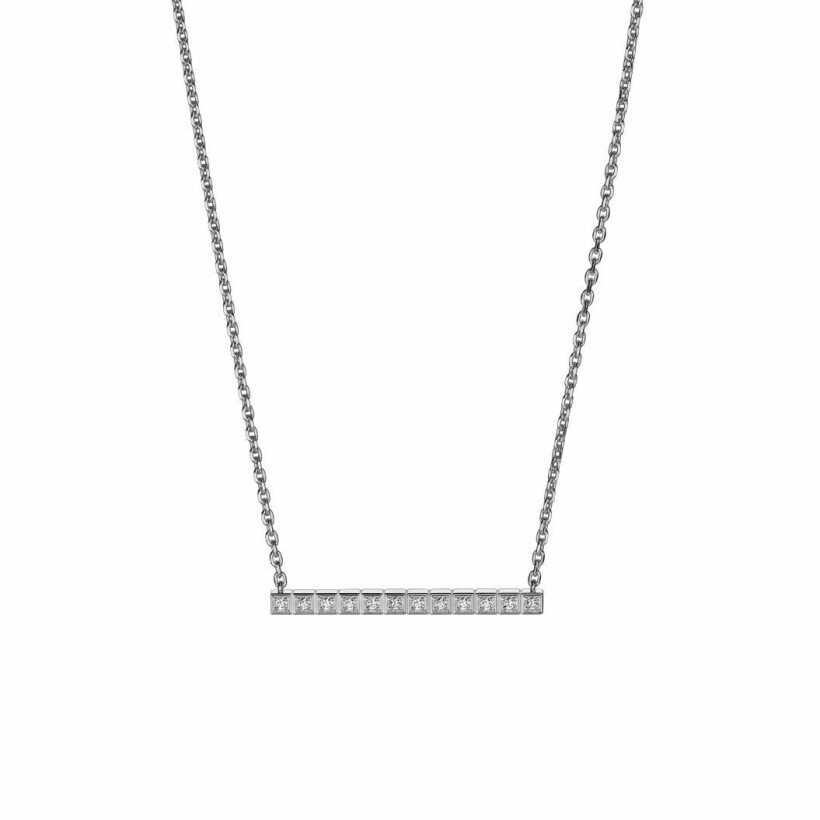 Chopard Ice Cube Pure necklace, white gold, diamonds