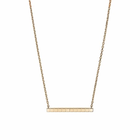 Chopard Ice Cube Pure necklace, rose gold and diamonds partially set