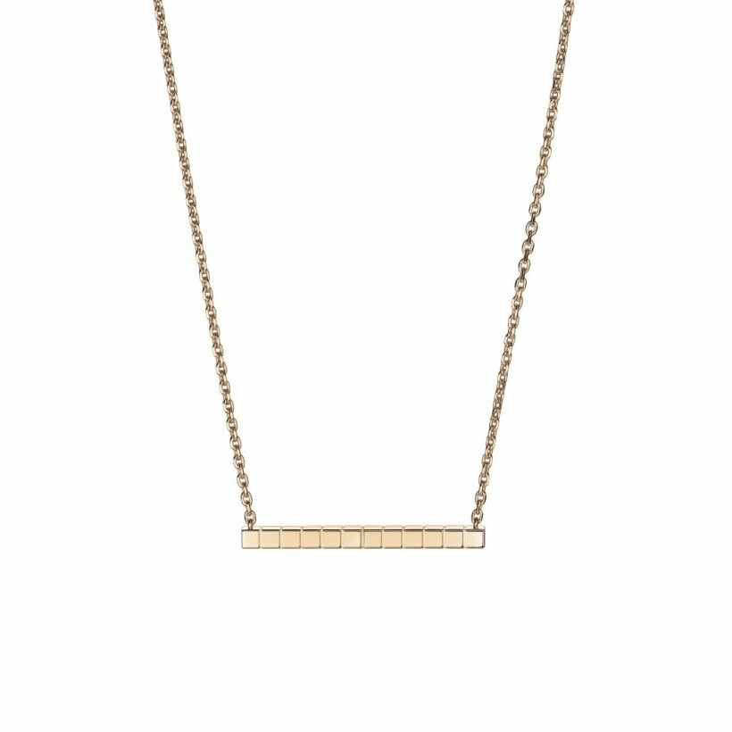 Chopard Ice Cube Pure in rose gold and diamonds necklace