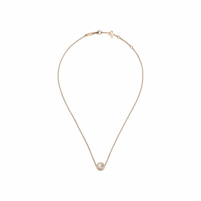 Collier Chopard Happy Diamonds Icons en or rose et diamants