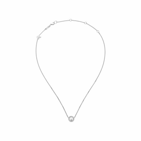 Collier Chopard Happy Diamonds Icons en or blanc et diamants