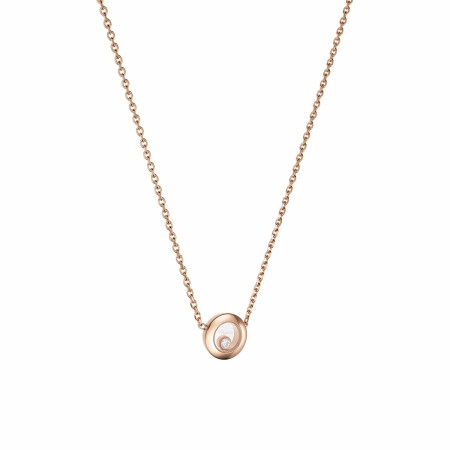 Collier Chopard Happy Diamonds Icons en or rose et diamant