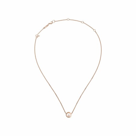 Collier Chopard Happy Diamonds Icons en or rose et diamant