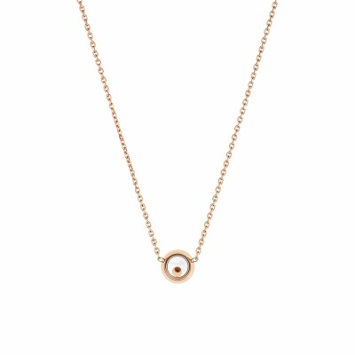 Collier Chopard Happy Diamonds Icons en or rose et diamant