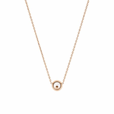 Collier Chopard Happy Diamonds Icons en or rose et diamant