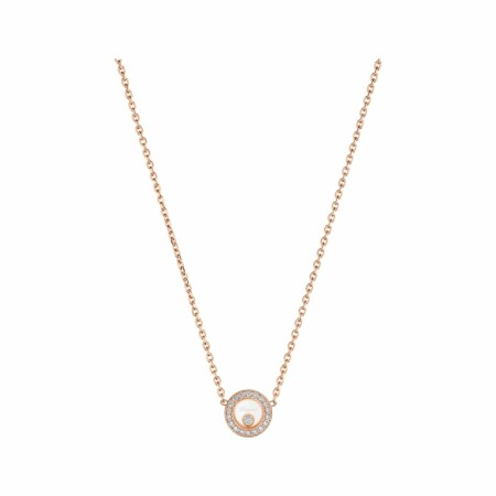 Chopard Happy Diamonds Icons necklace, rose gold, diamonds