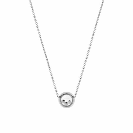 Chopard Happy Diamonds Icons necklace, white gold and diamonds