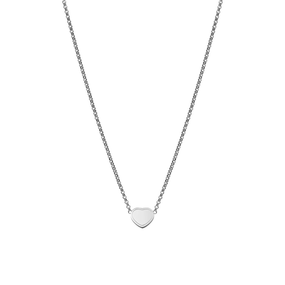 Collier Chopard My Happy Hearts en or blanc et diamants