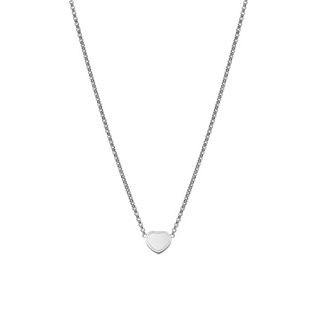 Collier Chopard My Happy Hearts en or blanc et diamants