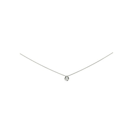 Collier en or blanc et diamant de 0.10ct