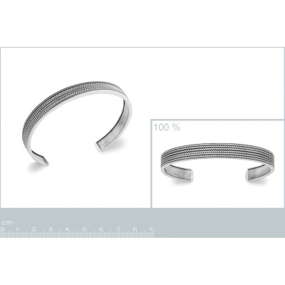 Bracelet jonc en argent