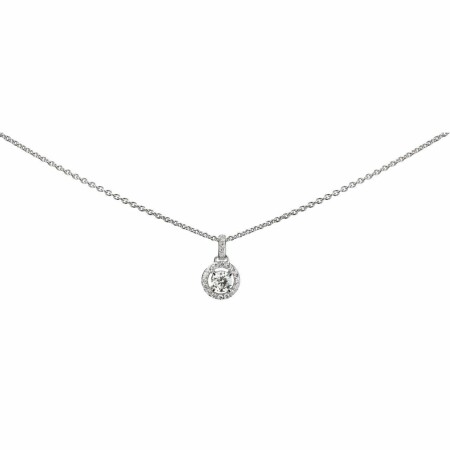 Collier en or blanc et diamants de 0.31ct