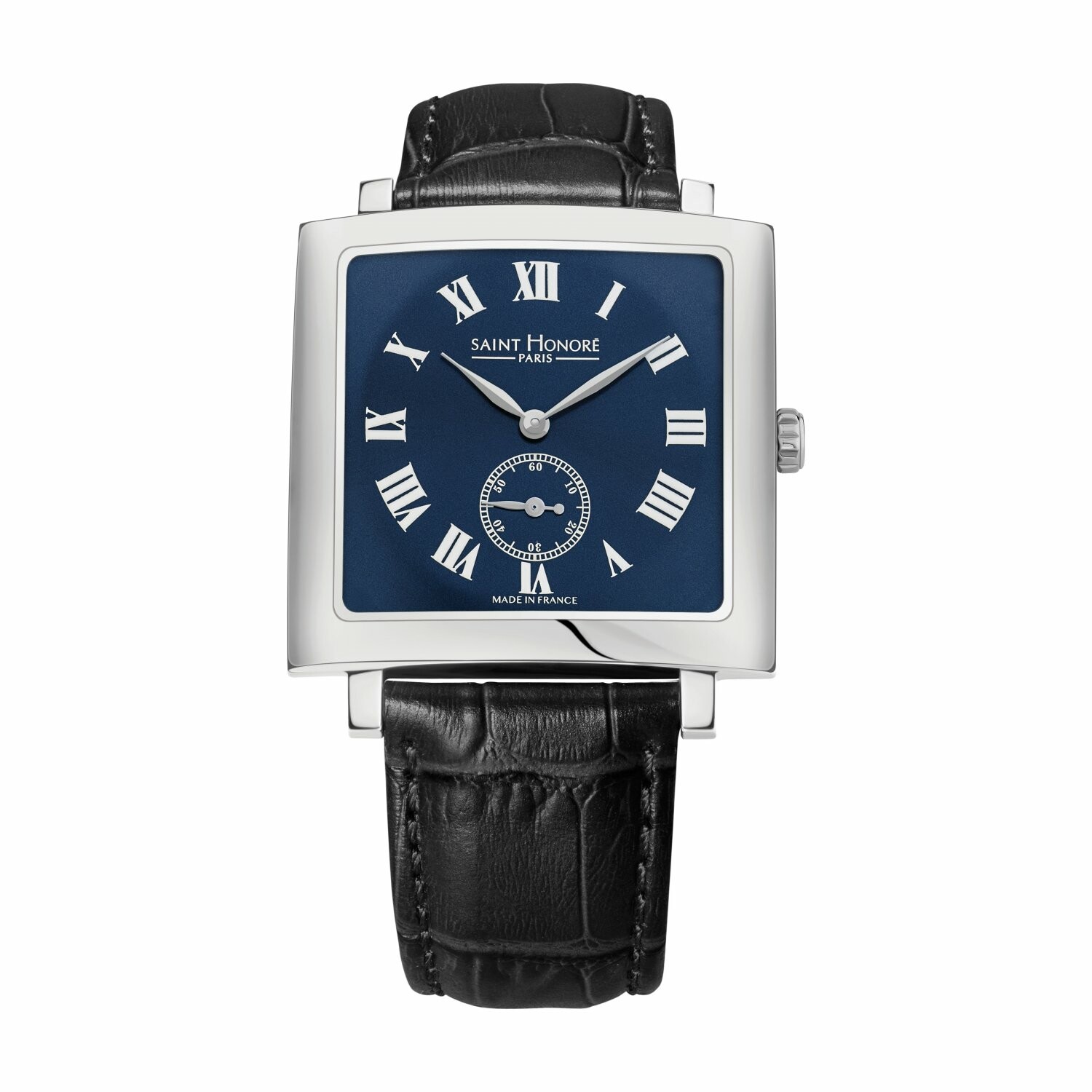 Bracelet De Montre Cuir Véritable Saint Honoré - 18mm - Marron - Fabriqué En France