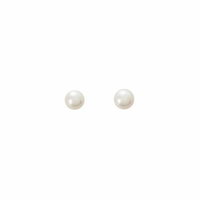 Boucles d'oreilles clous en or jaune, 7mm
