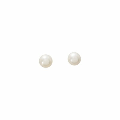 Boucles d'oreilles clous en or jaune, 8mm