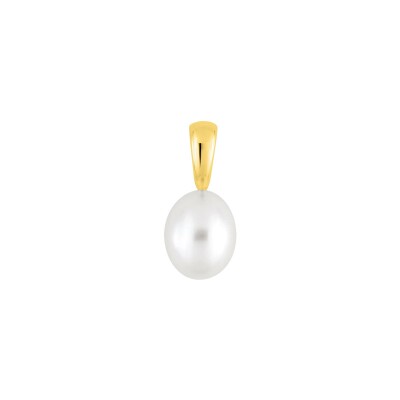 Pendentif en or jaune et perle